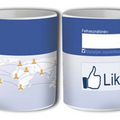 Facebook -Like –  Bögre, 3dl