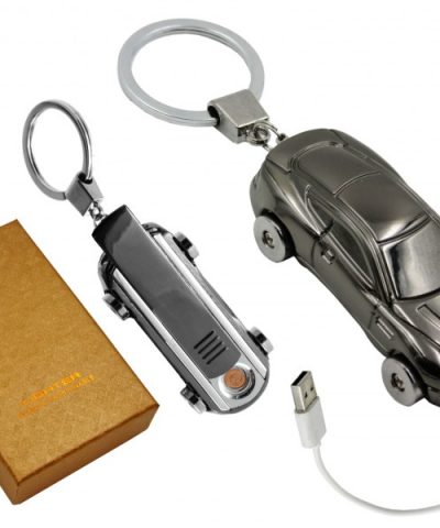 Elektromos öngyújtó kulcstartó autó USB kábellel